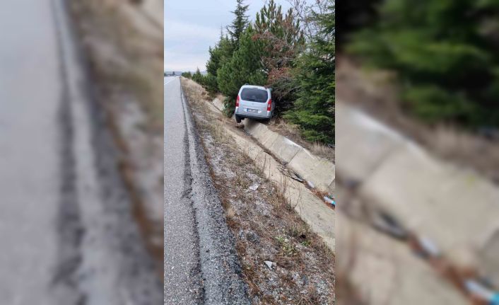 Afyonkarahisar’da trafik kazası, 2 yaralı