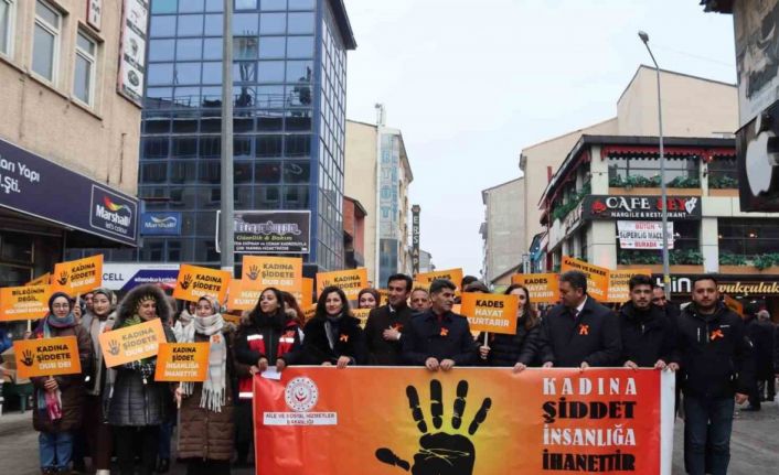 Ağrı’da Kadına Yönelik Şiddete ‘Dur’ demek için yürüdüler