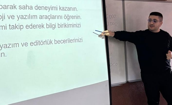 Ajans haberciliğinin perde arkası BEUN Meslek Yüksekokulu’nda anlatıldı