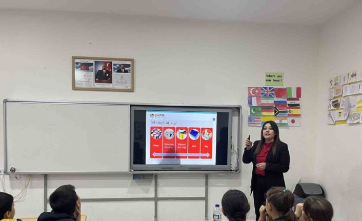 Alanya’da öğrencilere iklim değişikliği ve Sıfır Atık eğitimi verildi