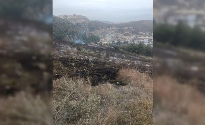 Antakya’da makilik yangını