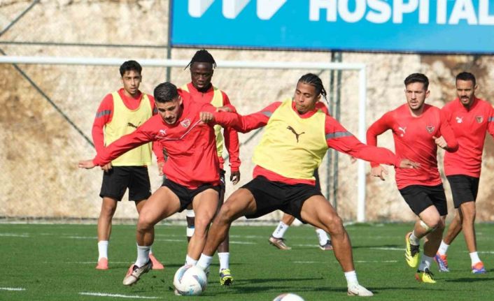 Atakaş Hatayspor, Göztepe maçı hazırlıklarını sürdürdü