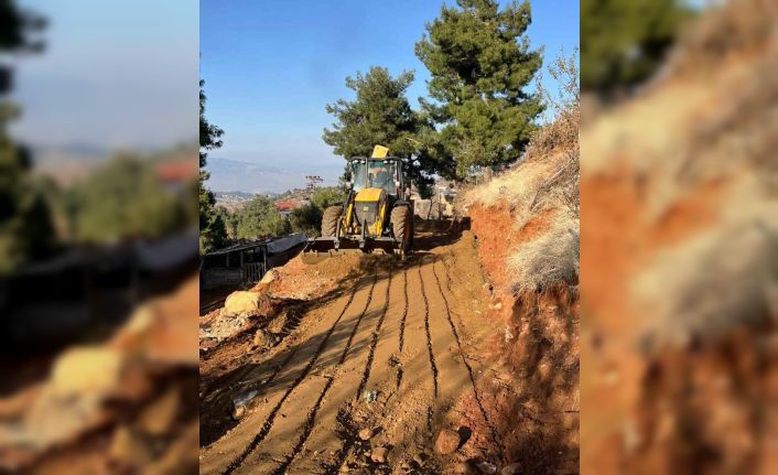 Babadağ Belediyesinden Mollaahmet Mahallesinde yol seferberliği