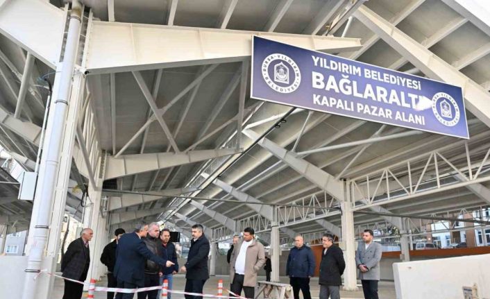 Bağlaraltı pazar alanı pazar günü hizmete açılıyor