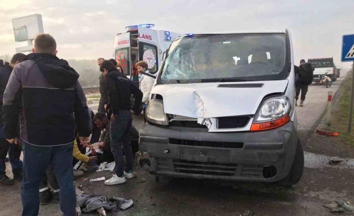 Bahçe duvarına çarptı: 1 yaralı