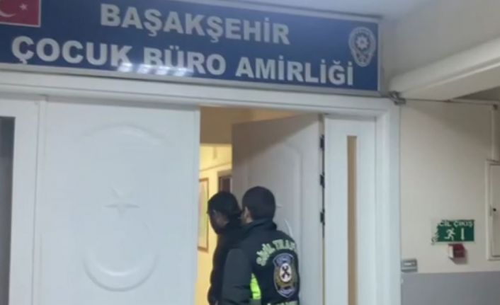 Başakşehir’de drift atan çocuk yürekleri ağza getirdi