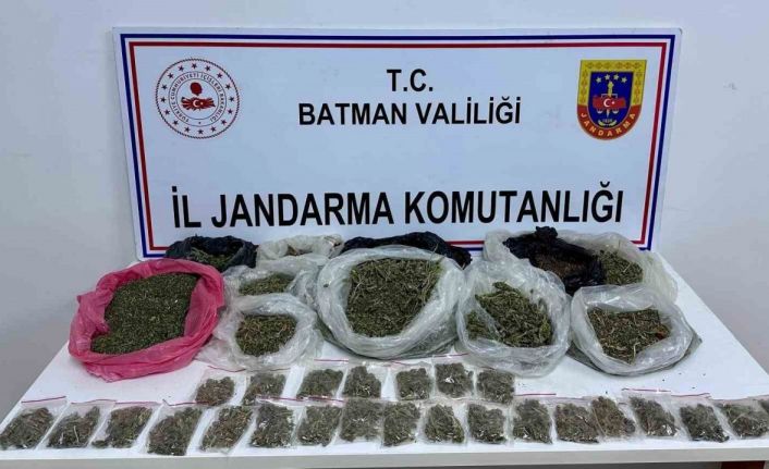 Batman’da bir evden 6 kilo 300 gram uyuşturucu çıktı