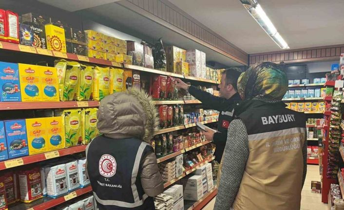 Bayburt’ta fahiş fiyatlara yönelik denetimler yapıldı