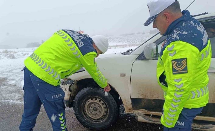 Bingöl jandarmadan trafik denetimi