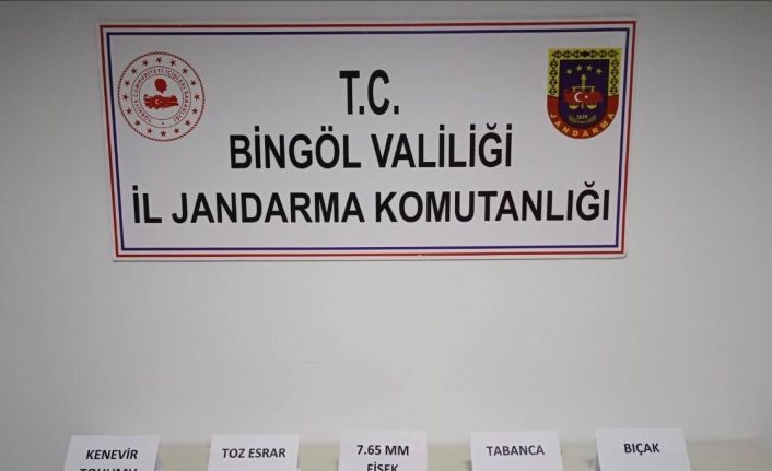 Bingöl’de uyuşturucu ve ruhsatsız silah operasyonları