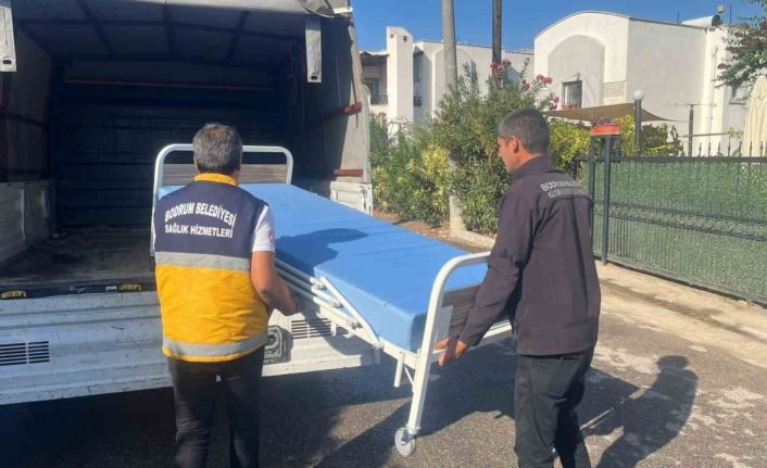 Bodrum Belediyesi’nden medikal malzeme desteği