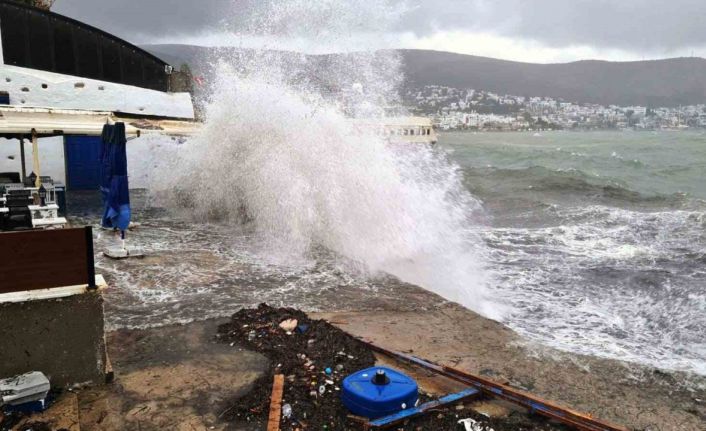 Bodrum-Kaş arasında denizlerde fırtına uyarısı