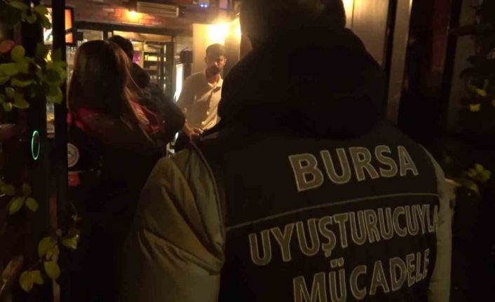 Bursa polisinden gece mekanlarına "şok" baskın