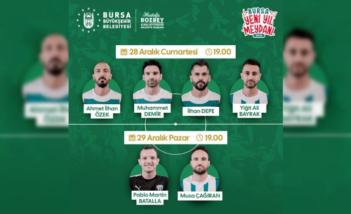 Bursa Yeni Yıl Meydanı’nda Bursaspor imza günü yapacak