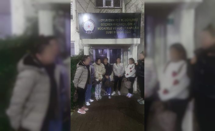 Bursa’da 7 kaçak göçmen yakalandı