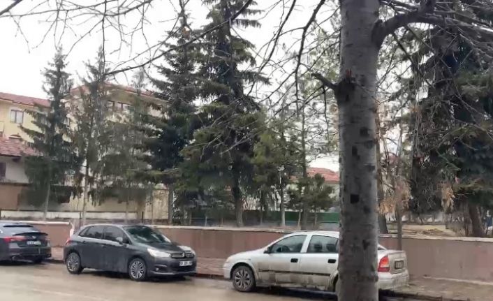 Çankırı’da kar yağışı etkili olmaya başladı