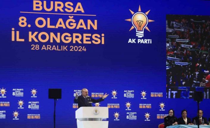 Cumhurbaşkanı Erdoğan, Bursa’ya 785 milyar liralık yatırım yaptıklarını açıkladı