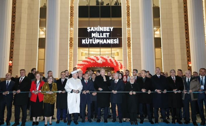 Cumhurbaşkanı Erdoğan, Şahinbey Millet Kütüphanesi’nin açılışını yaptı