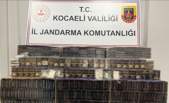 Dilovası’nda kaçak sigara operasyonu: 2 gözaltı