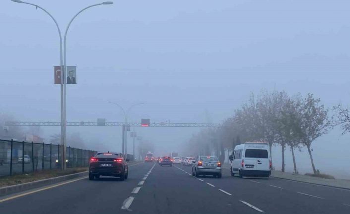 Diyarbakır’da 3 gündür yoğun sis aralıksız devam ediyor