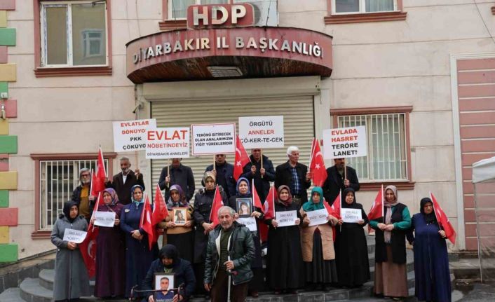 Diyarbakır’da evlat nöbetindeki aile sayısı 380’e yükseldi