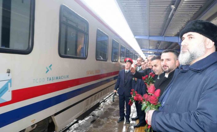 Doğu Ekspresi Erzurum durağında mola verdi