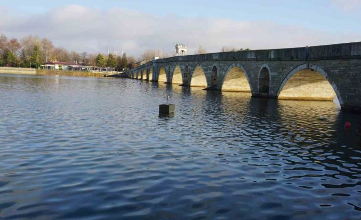 Edirne’deki yağışlar Meriç ve Tunca nehirlerinin debisini artırdı