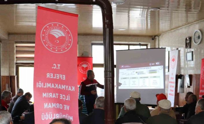 Efelerde çiftçilere yeni destekleme modelleri anlatıldı