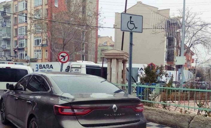 Engelli araç park yerine usulsüz park gerçekleştiren sürücülere yönelik denetim