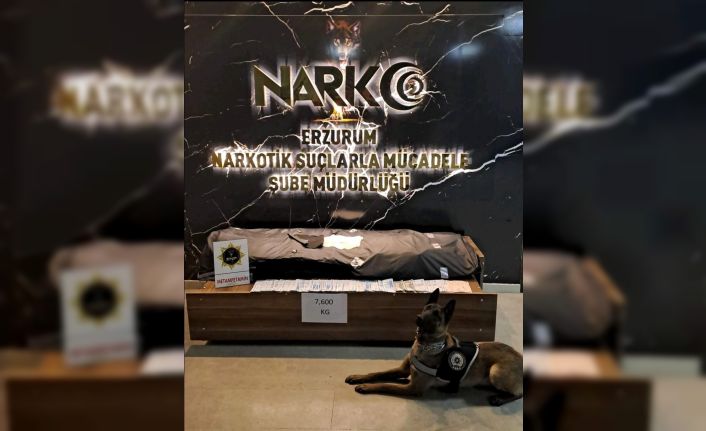 Erzurum’da narkotik operasyonu