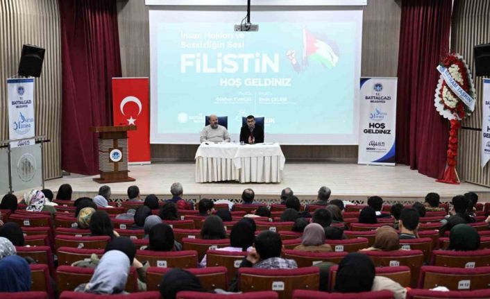 Filistin’in sessiz çığlığı Battalgazi’de yankılandı