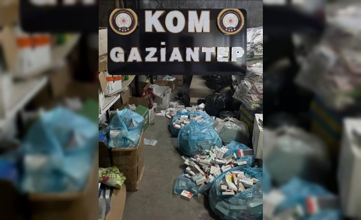 Gaziantep’te 105 bin 757 adet sahte ilaç ele geçirildi