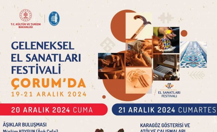 Geleneksel El Sanatları Festivali başlıyor