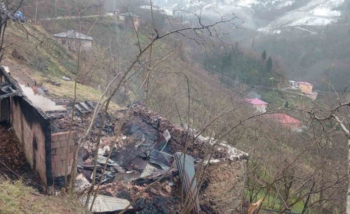 Giresun’da yangın: 1 ölü