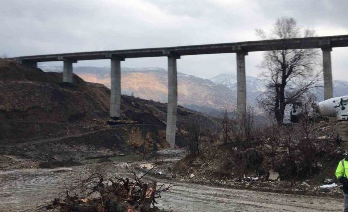 Gölbaşı Savran köyü viyadüğünde sona gelindi