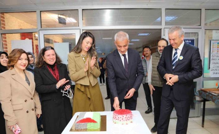 Gölbaşı’nde Filistin için yardım sergisi düzenlendi