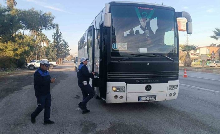 Hatay’da toplu ulaşım araçlarında sıkı denetim