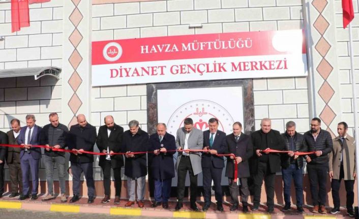 Havza’da Diyanet Gençlik Merkezi hizmete açıldı