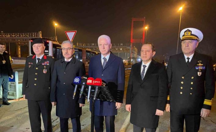 İstanbul Valisi Davut Gül’den denetim yapan polis ekiplerine ziyaret