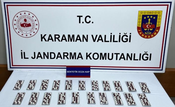 Jandarmadan uyuşturucu hap operasyonu