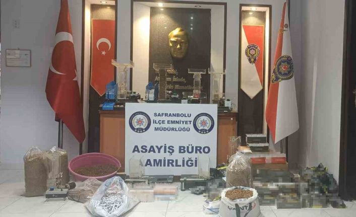 Karabük’te kaçak tütün operasyonu