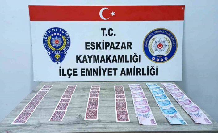 Karabük’te kumar oynayan şahıslara para cezası