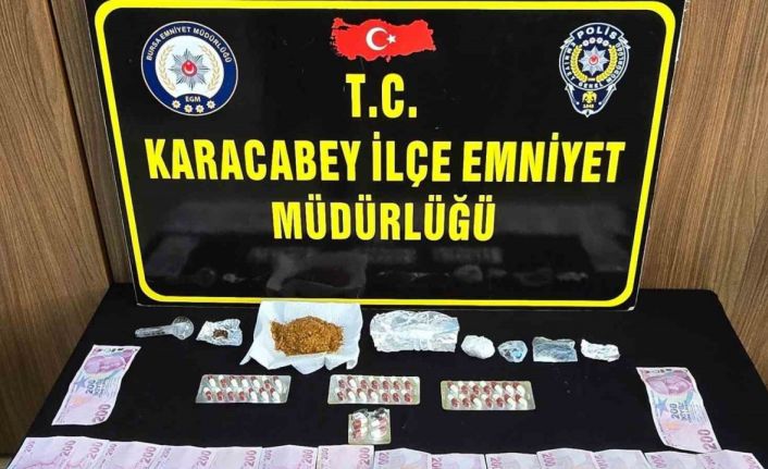 Karacabey’de uyuşturucu operasyonu: 4 gözaltı 1 tutuklu