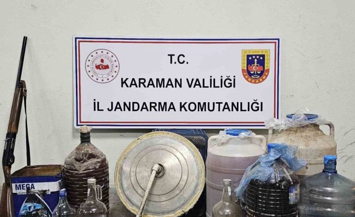 Karaman’da sahte içki operasyonu