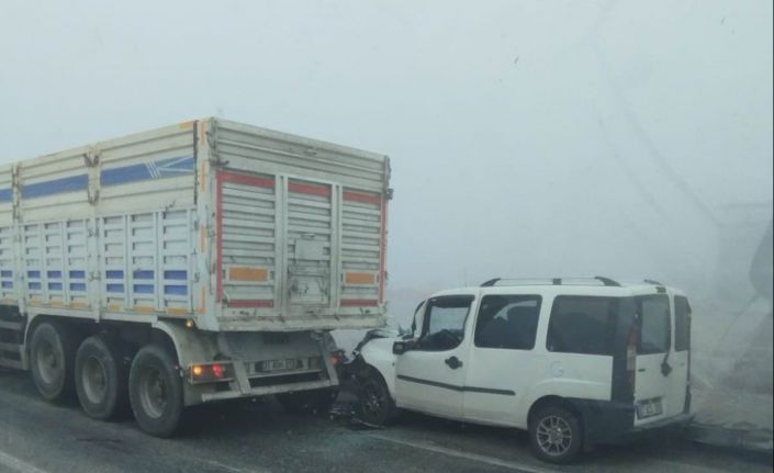 Karapınar’da yoğun sis etkili oluyor