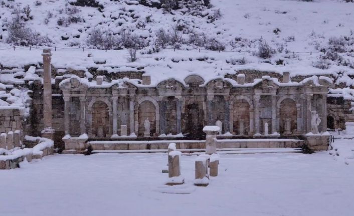 Karlar altında bir masal diyarı Sagalassos