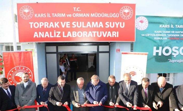 Kars’ta Toprak ve Sulama Suyu Analiz Laboratuvarı açıldı