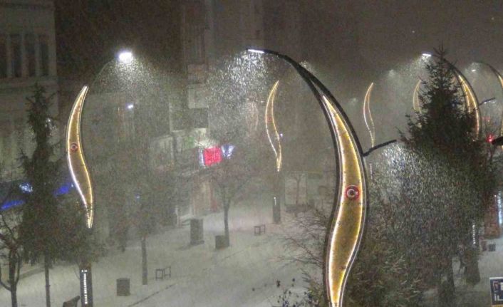 Kars’ta yoğun kar yağışı