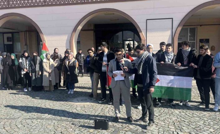 Kastamonu Üniversitesi öğrencileri, Filistin için tek yürek oldu