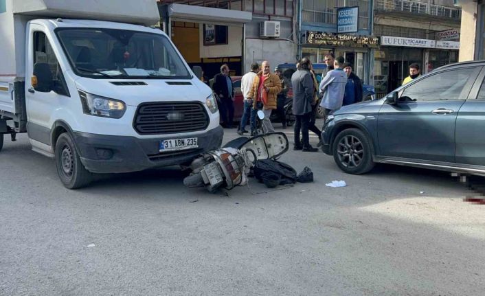 Kazada yaralanan sürücüden geriye motosikletine astığı ekmeği kaldı